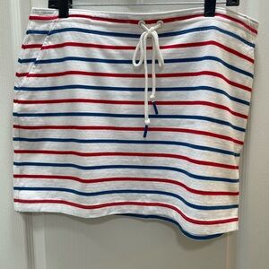 Vineyard Vines Drawstring Skirt in Red , White, & Blue